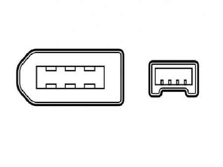 6- a 4pinové konektory FireWire400
